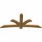 Ekena Millwork Davenport Rough Sawn Timber Gable Bracket, Western Red Cedar, 84"W x 38"H x 2"D x 6"F, 11/12 Pitch GBW084X38X0206DAV00RWR - alternate 2